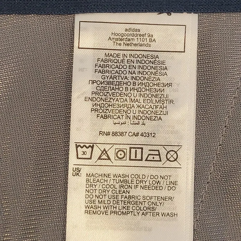 Adidas Shorts Mens 40 Dusty Blue Climalite Regular Golf Lightweight Flat Front